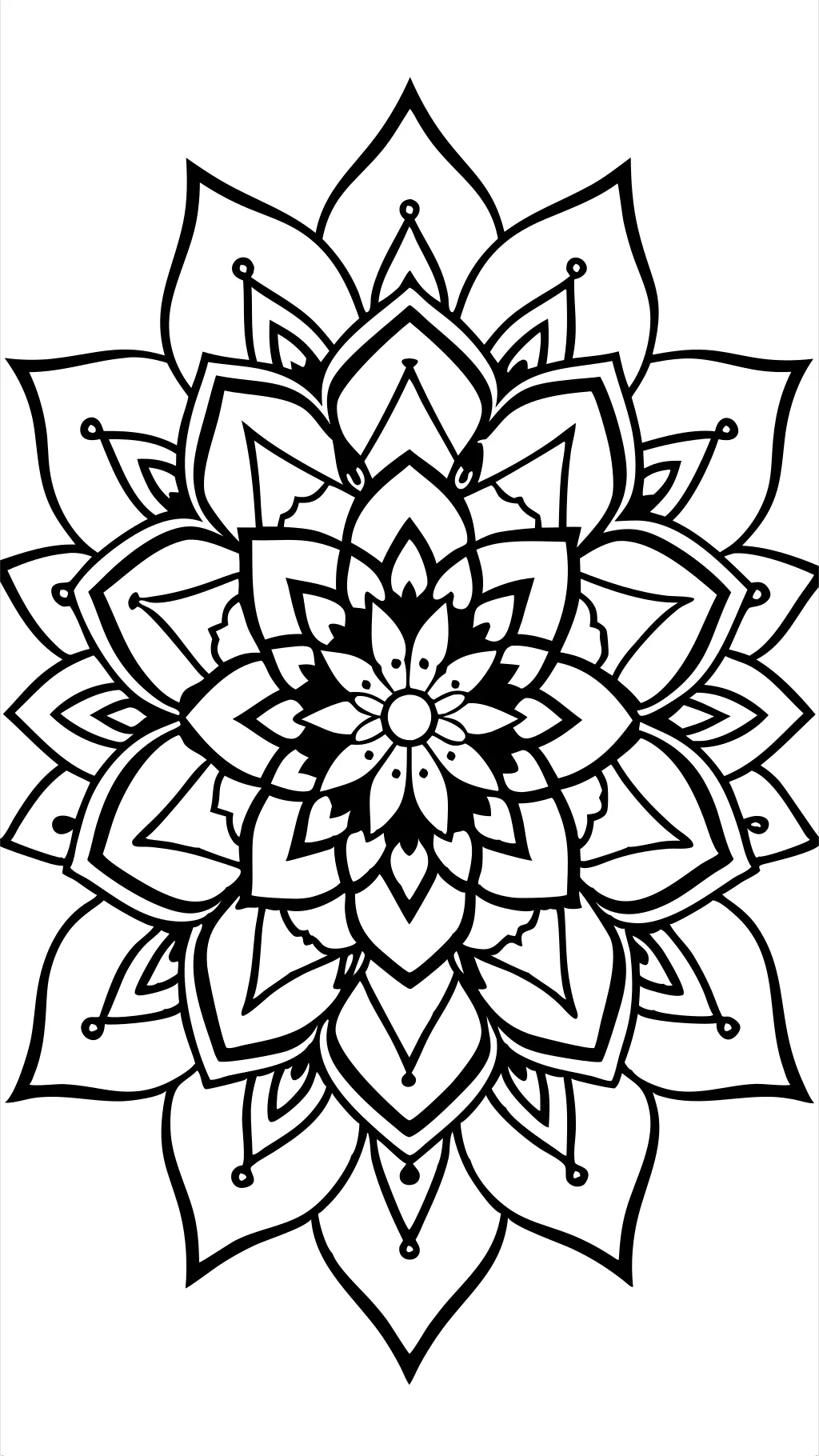 coloring pages mandala printable